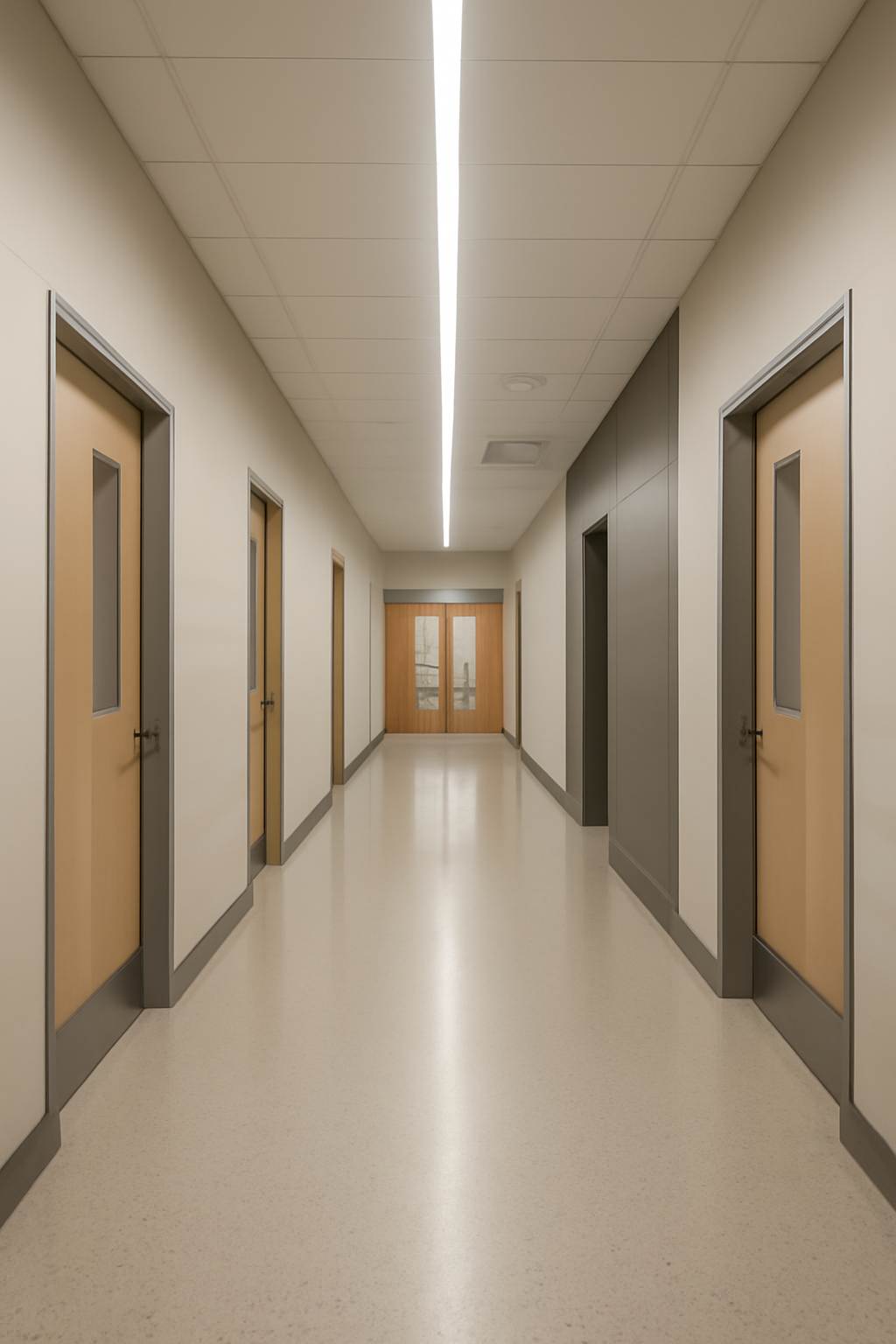 Education - Corridor lighting environment