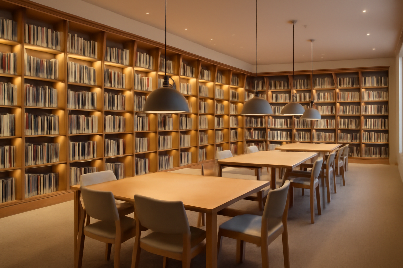 Education - Library lighting environment