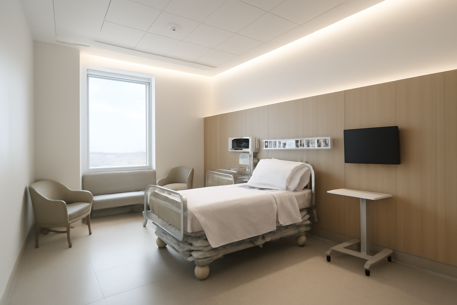 Healthcare - Patient Room lighting environment