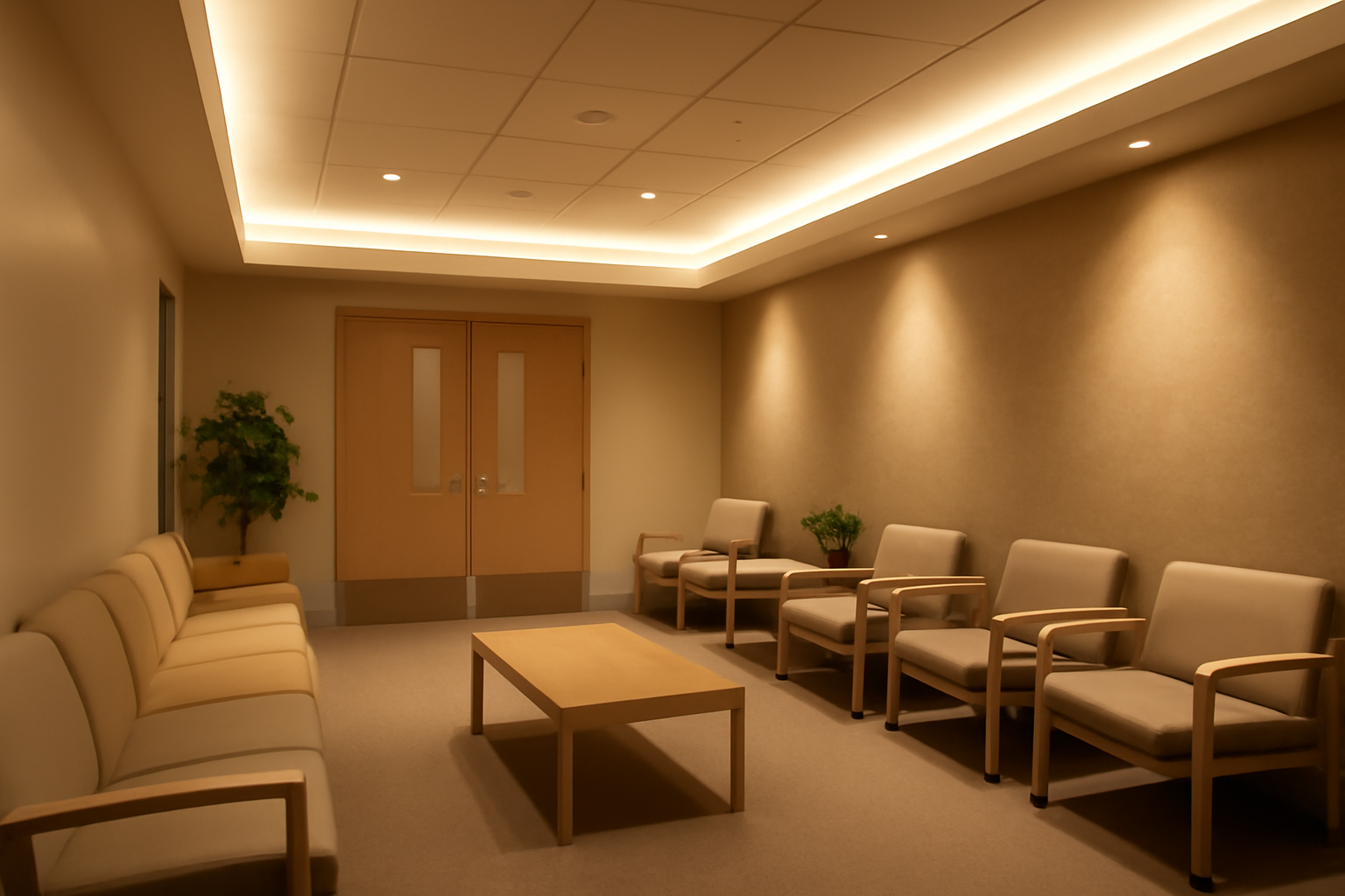 Healthcare - Waiting Area lighting environment