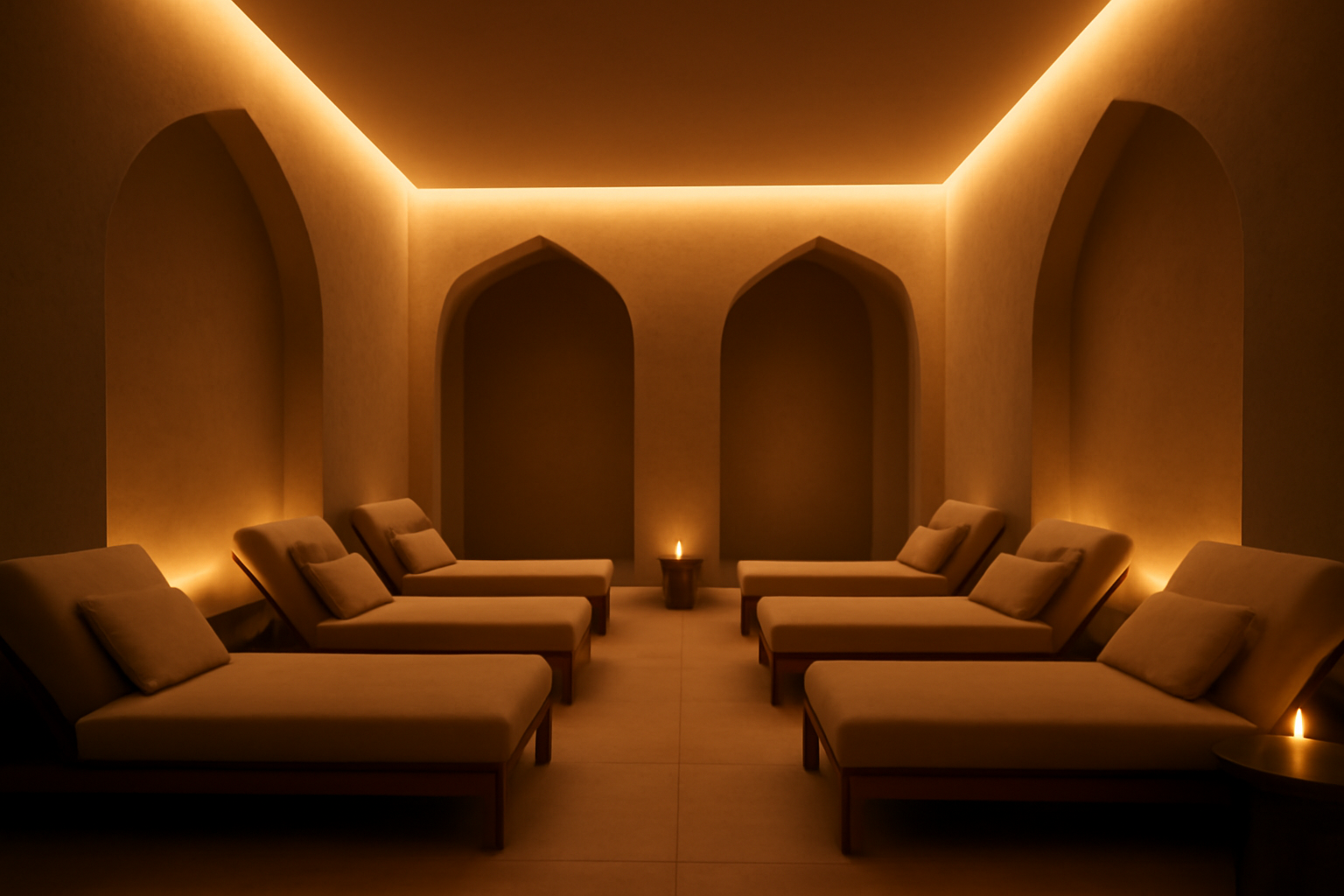 Hospitality - Spa lighting environment