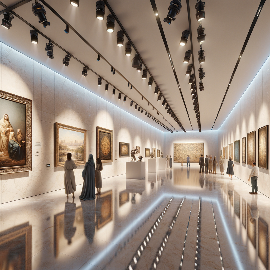 Museum & Gallery - Exhibition Track Lighting Systems lighting environment