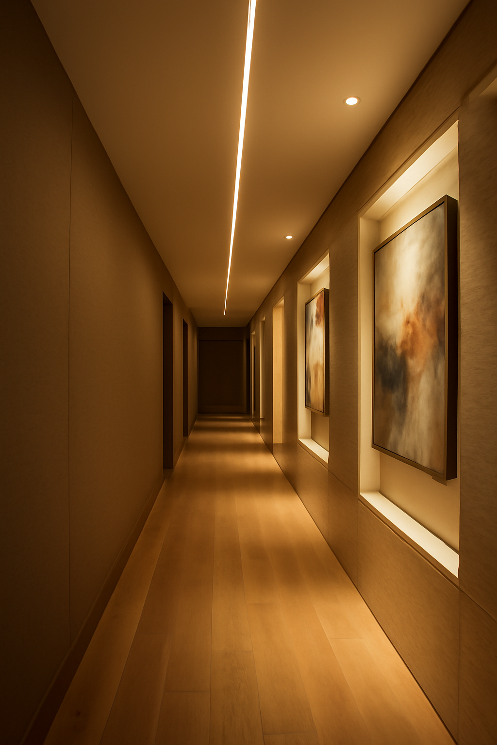 Residential - Corridor lighting environment