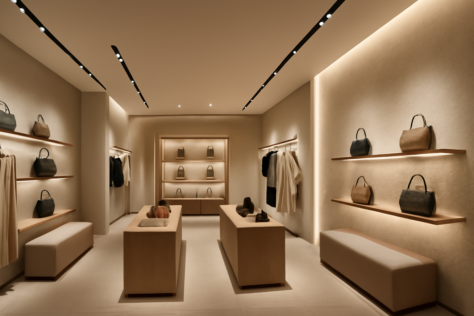 Retail lighting showcase