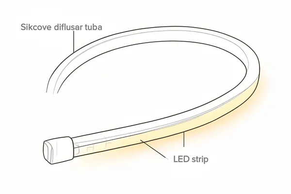 SINGLE COLOR FLEX NEON strip type — LUMIBRIGHT lumi flex lighting