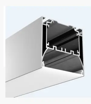 LUMIPRO 75x75x4000mm BLACK SURFACE WITH PENDANT PROFILE