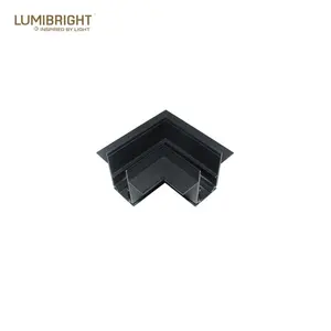LUMIBRIGHT ILUME-DIM SERIES 90°CORNER CONNECTOR FOR RECESSED MAGNETIC TRACK