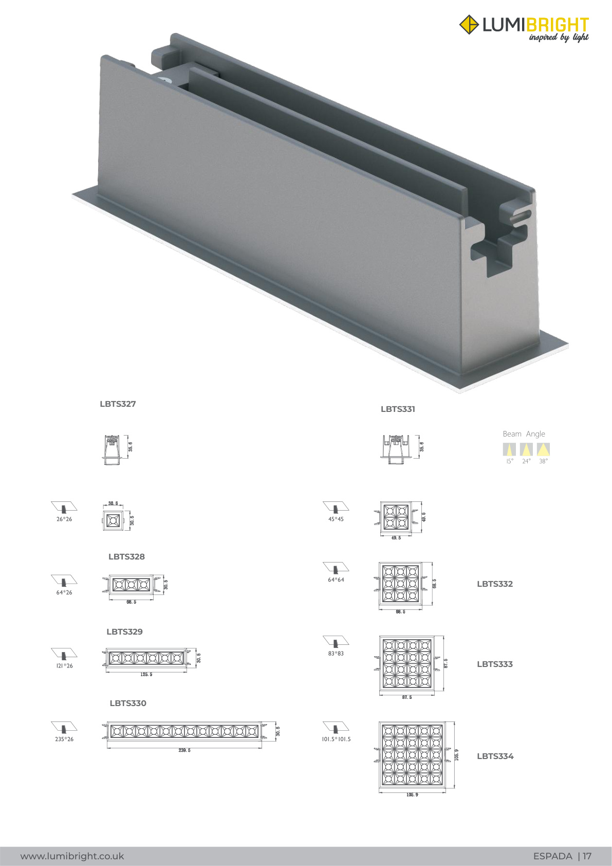 ESPADA Linear Module LBTS347 view 2
