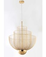 LUMIDECO NETTE GOLD IRON LED SUSPENDED LIGHTS