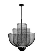 LUMIDECO NETTE BLACK SUSPENDED LIGHT 3000K LUMINAIRES-12W