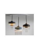 LUMIDECO GLASS IRON MACARONS MULTI COLOR LED SUSPENDED LIGHTS 3000K-3x6W