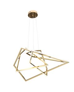 LUMIDECO ARTSY GOLD SUSPENDED 3000K LUMINAIRES-55W