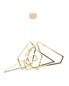 LUMIDECO ARTSY GOLD SUSPENDED 3000K LUMINAIRES-75W