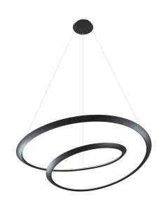 LUMIDECO SWRIL INDOOR GOLD SUSPENDED 2700K LUMINAIRES-186W