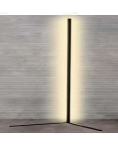 MAGGIORA ACRYLIC BLACK FLOOR LAMP LUMINAIRES-15W