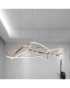 LUMIDECO TORSION STAINLESS STEEL SUSPENDED LIGHT LUMINAIRES	-220W