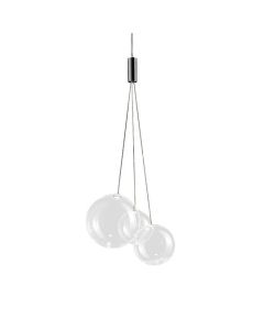 LUMIDECO DEXTER CLEAR SUSPENDED 3000K LUMINAIRES-5x1W