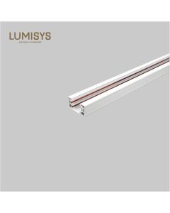 3 METER SILVER SURFACE 3 WIRES TRACK WITHOUT LIVE END AND END CAP
