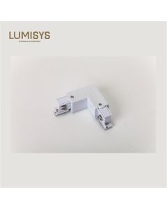 WHITE 4 WIRES L CONNECTOR LEFT