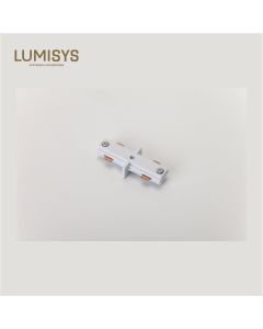 WHITE 3 WIRES MINI STRAIGHT CONNECTOR