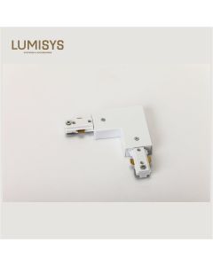 WHITE 3 WIRES L CONNECTOR LEFT