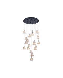 LUMIDECO MOURISH BLACK SUSPENDED LAMPS G9 LUMINAIRES