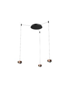 AIZLE SERIES 3X12W MODERN DECORATIVE IP20 TRIPLE PENDANT LIGHT LD162801S