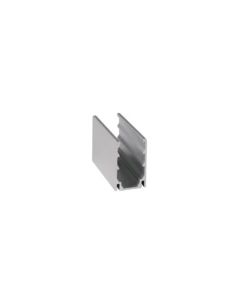 ALUMINUM MOUNTING CHANNEL SILVER END CAP