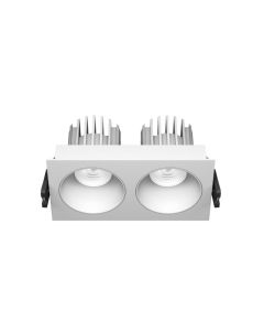 LUMIBRIGHT LYRA SERIES 2X8W 123X65X63MM IP20 SQUARE DOUBLE HEAD SPOTLIGHT