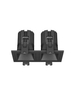 FILLY SERIES 2X9W 135X70X72MM IP20 SQUARE DOUBLE-HEAD SPOTLIGHT