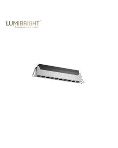 FUSION SERIES 10X2W 242X34X57MM IP20 CEILING RECESSED LINEAR SPOTLIGHT