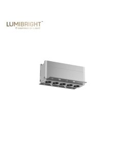 FUSION SERIES 5X2W 130X80X58MM IP20 CEILING RECESSED TRIMLESS LINEAR SPOTLIGHT