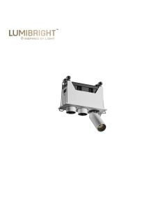 FUSION SERIES 3X2W 81X34X65MM IP20 CEILING RECESSED PULLOUT LINEAR SPOTLIGHT