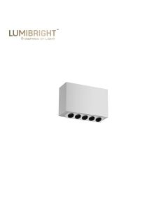 PEEQ SERIES 5X2W 139X55X90MM IP20 SURFACE MOUNTED SEMI ADJUSTABLE LINEAR SPOTLIGHT