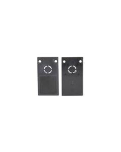 ARRAY-DIM SERIES BLACK END CAP FOR TRACK RAIL