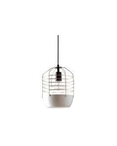 E14 ROVER WHITE+GOLDEN SUSPENDED LAMP
