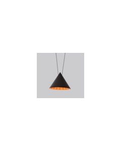 QUAIN 15W BLACK+ ORANGE SUSPENDED LAMP LUMINAIRES