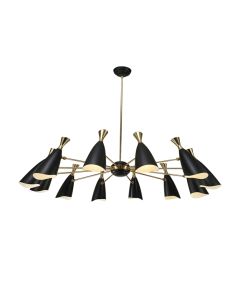 LUMIDECO PRIMA SUSPENDED LAMPS E27 BLACK LUMINAIRES