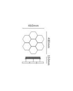 GEOSVI 7X7.2W CEILING LAMP