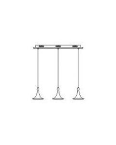 QUINCY 3x6W SUSPENDED LAMP