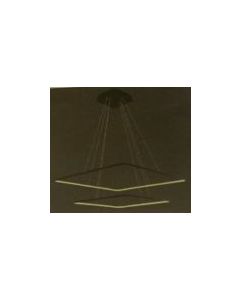 SWRIL SUSPENDED LAMP MATT BLACK 3000K LUMINAIRES-50W