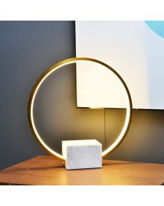 LUMIDECO SWRIL COPPER BRUSHED TABLE LAMP 3000K LUMINAIRES-3W