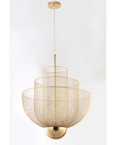 LUMIDECO NETTE GOLD IRON LED SUSPENDED LIGHTS