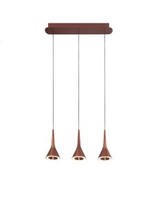 LUMIDECO GLORIA SUSPENDED LIGHT COFFEE 3000K LUMINAIRES-36