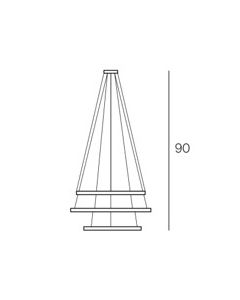 HALO SUSPENDED LAMP LUMINAIRES- 33W+40W+31W