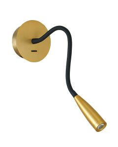 ARCHIT SERIES 3W 100xH30xL285MM IP20 BEDSIDE DOCK SWITCH READING WALL LAMP