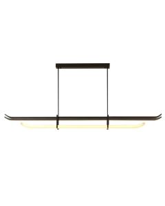 WHIRL SERIES 80W 2000x950MM SUSPENDED CEILING LIGHT WITH METAL+ACRYLIC