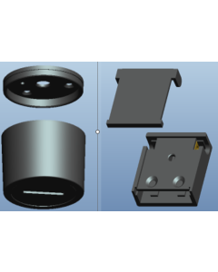 BRAID SERIES BRAIDED TAPE MODULAR SYSTEMS FASTENER CANOPY WITH 100W DRIVER(220-240VAC) LDMBA112