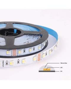 SMD 5050 60LED/M 9.6W/M 4 IN 1 COLOR 24VDC IP65 STRIP LIGHT