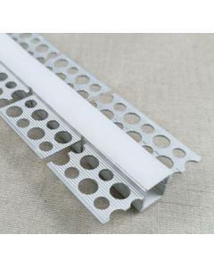 12.5X13.3X3000MM RECESSED PLASTER WITH FLEXIBLE ALUMINUM PROFILE+SILICONE DIFFUSER